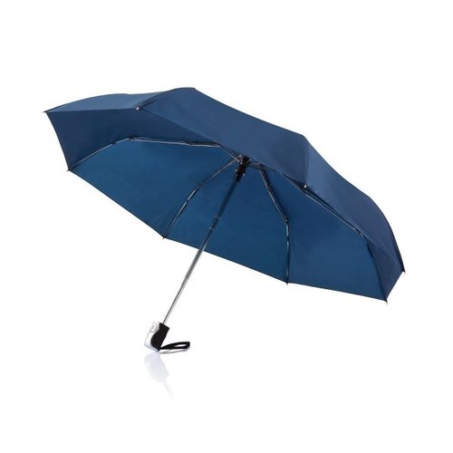 Deluxe 21,5” 2-in-1 automatische paraplu, blauw