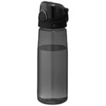 Capri sports bottle, Transparent black