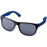 Retro Sunglasses,  solid black,Blue