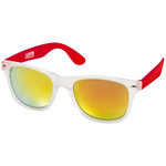California sunglasses, Transparent red