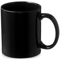 Santos ceramic mug,  solid black