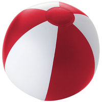 Palma solid beach ball, Red,White