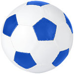 Curve football, White,Royal blue
