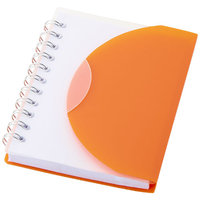 Post A7 notebook, Orange,Transparent