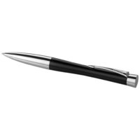 Urban ballpoint pen,  solid black,Silver