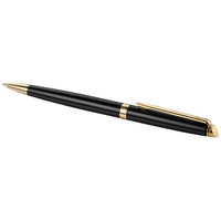 Hémisphère ballpoint pen,  solid black,Gold