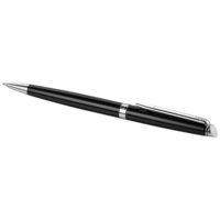 Hémisphère ballpoint pen,  solid black,Silver