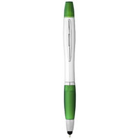 Nash stylus ballpoint pen and highlighter, Green
