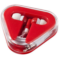 Rebel Earbuds, Red,White