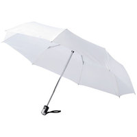 Alex 21.5'' 3 sectie automatische paraplu, Wit