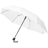 21" Wali 3-section auto open umbrella, White