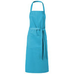 Viera apron, aqua blue