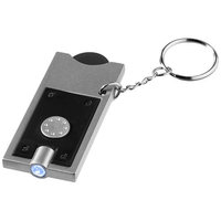 Allegro coin holder key light,  solid black,Silver