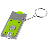 Allegro coin holder key light, Lime,Silver