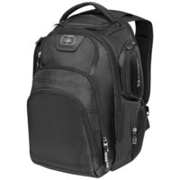 Stratagem 17" laptop backpack,  solid black