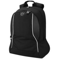 Stark tech 15.6" laptop backpack,  solid black