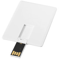 Slim Card USB 2GB, White