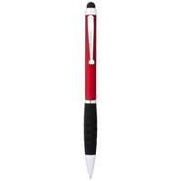 Ziggy stylus ballpoint pen, Red, solid black