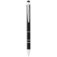 Charleston stylus ballpoint pen,  solid black