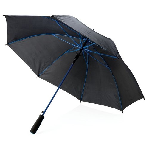 23” fiberglas gekleurde paraplu, blauw