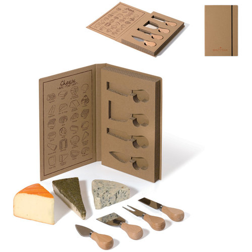 Cheese set, Brown