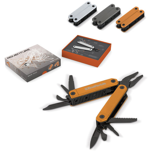 Adventure Multi-Tool with 9 functions, Silver