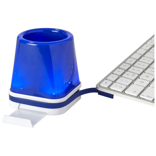 Shine 4-in-1 Desk Hub, Royal blue