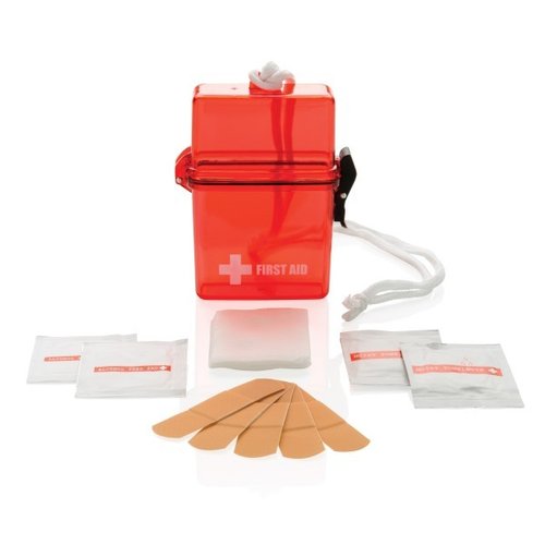 Waterdichte EHBO kit, rood